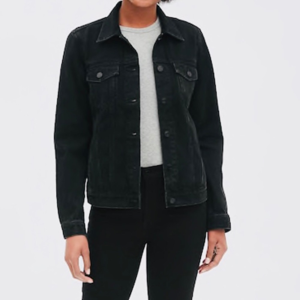 Gap Black Jean Jacket